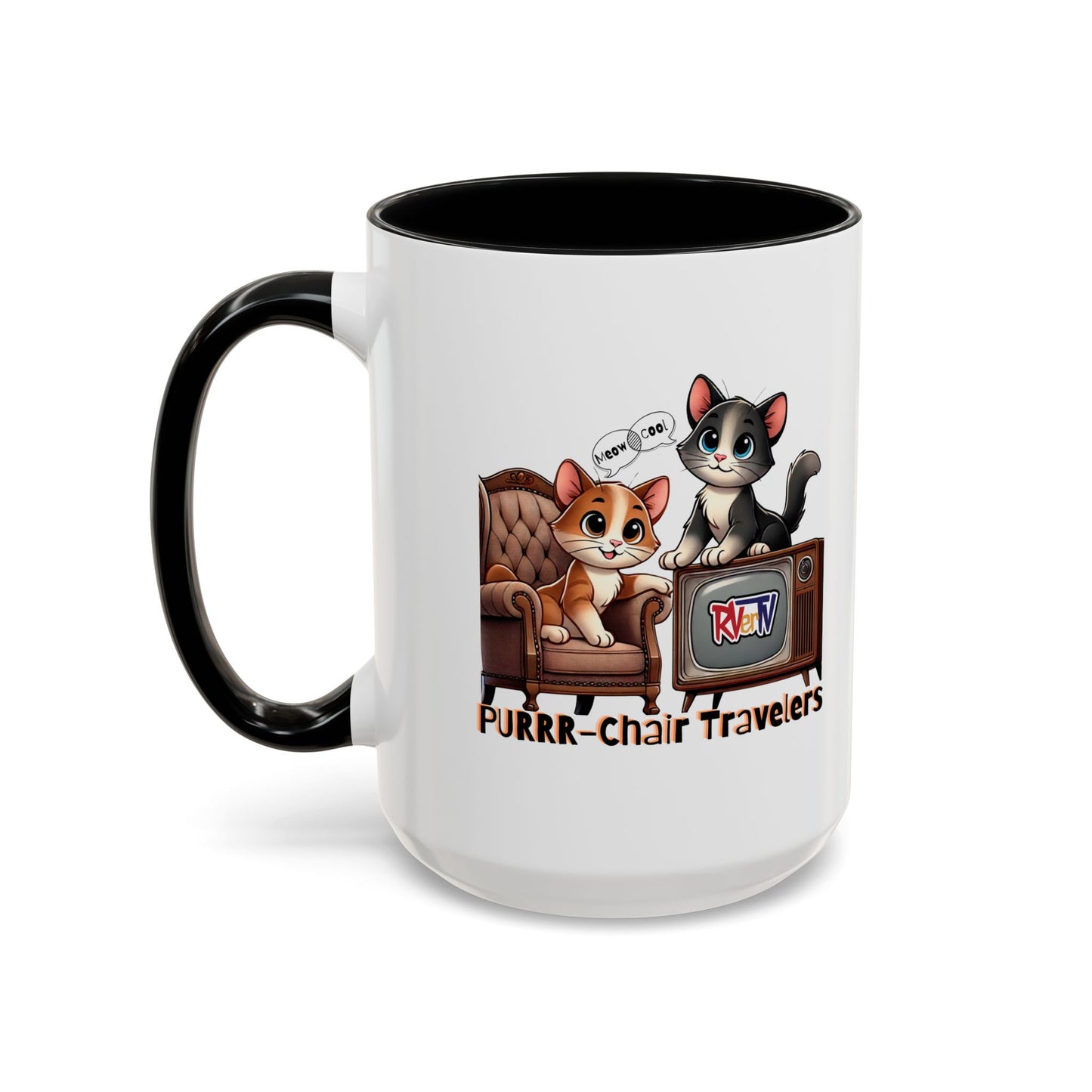 Purrr-chair Travelers - Coffee Mug