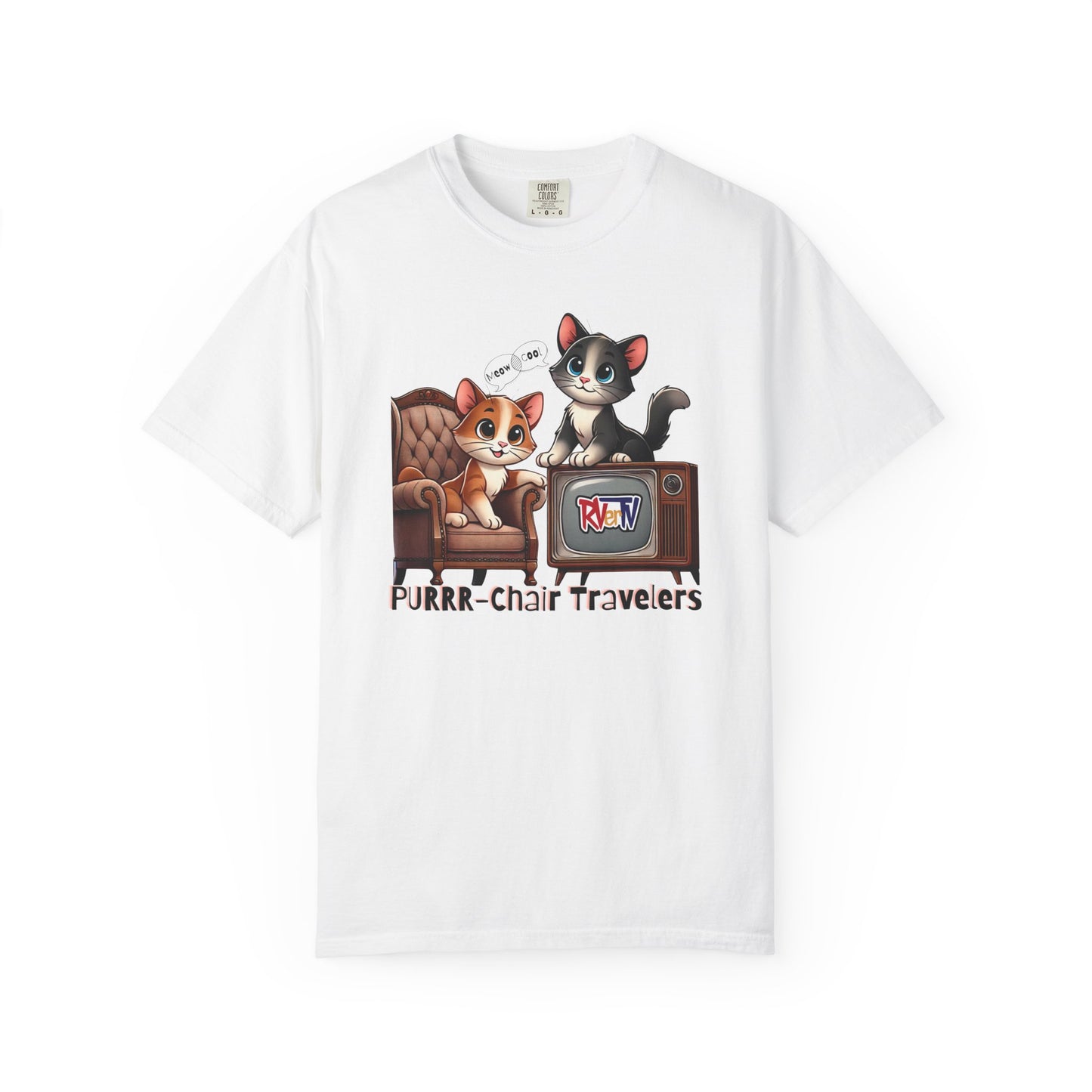 Purrr-Chair Travelers - T-shirt (original design)