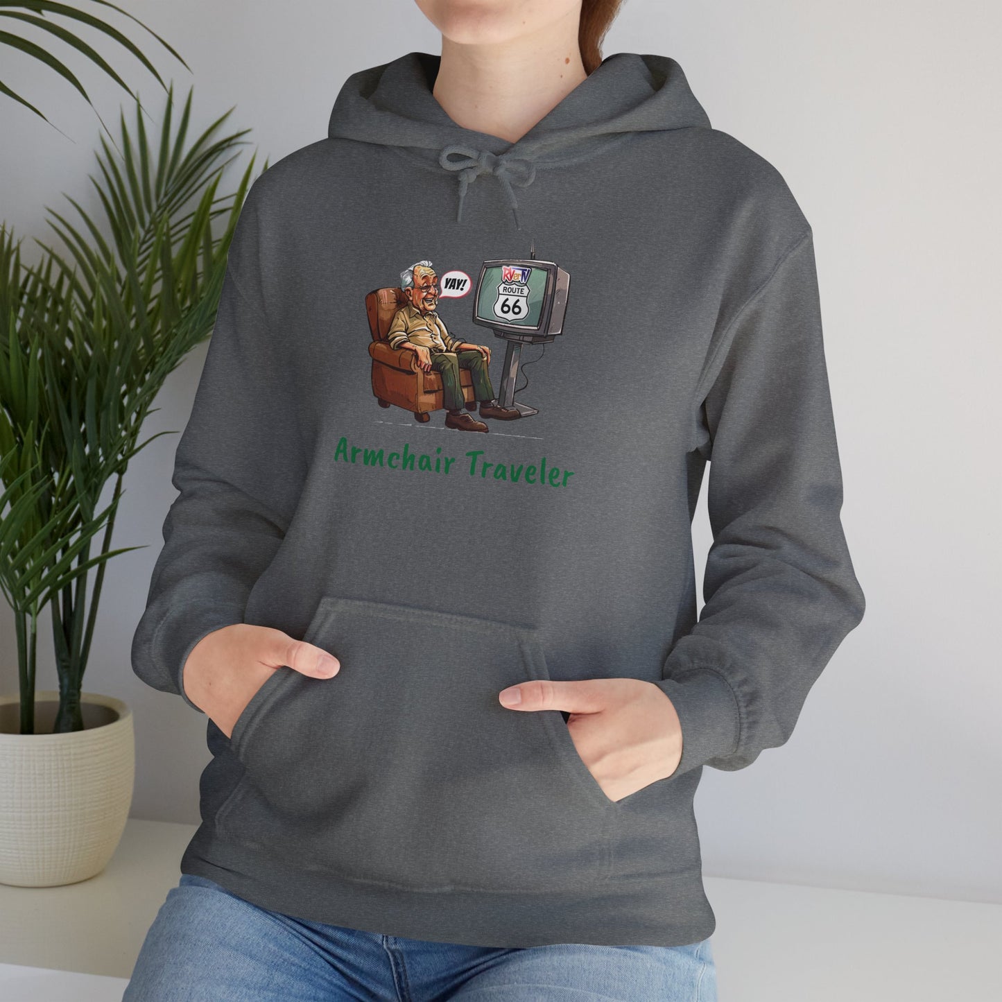 Armchair Traveler Grandpa - Sweatshirt Hoodie