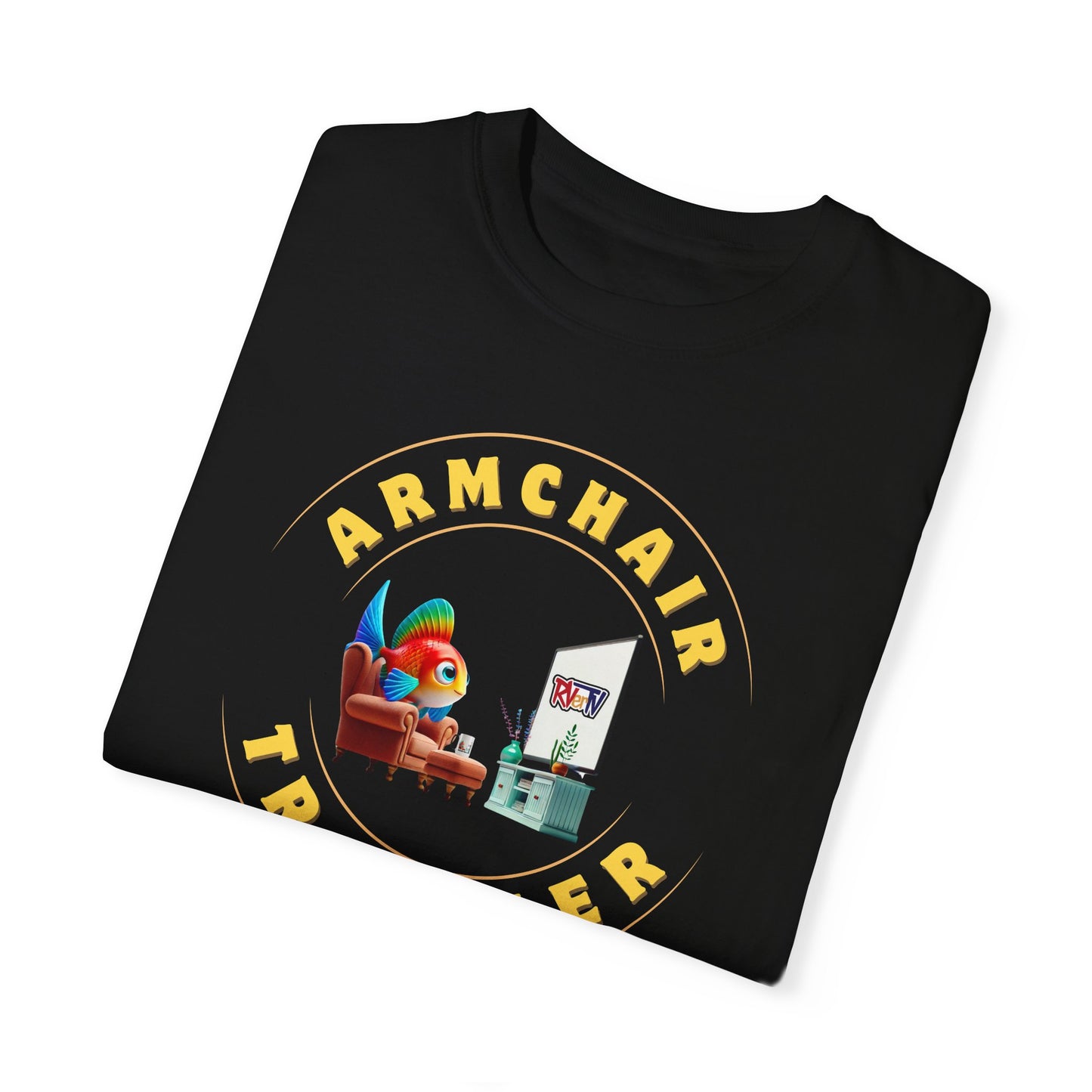 Armchair Traveler Fish - T-shirt