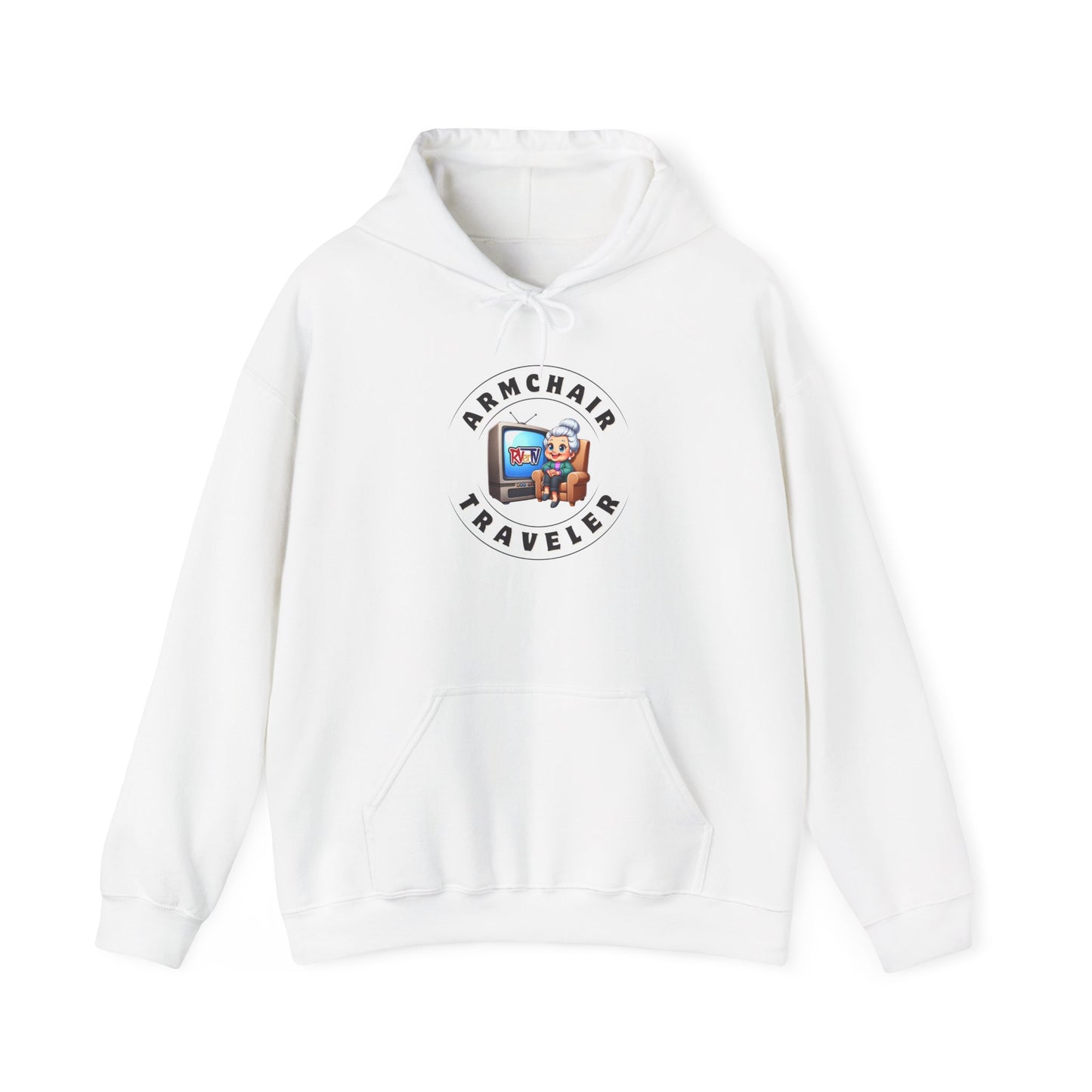 Armchair Traveler Grannie - Hoodie Sweatshirt (new design)