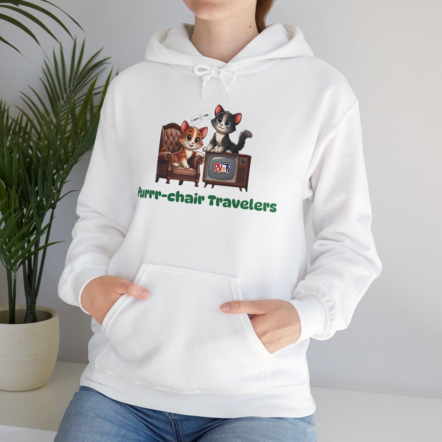 Purrr-chair Travelers - Hooded Sweatshirt