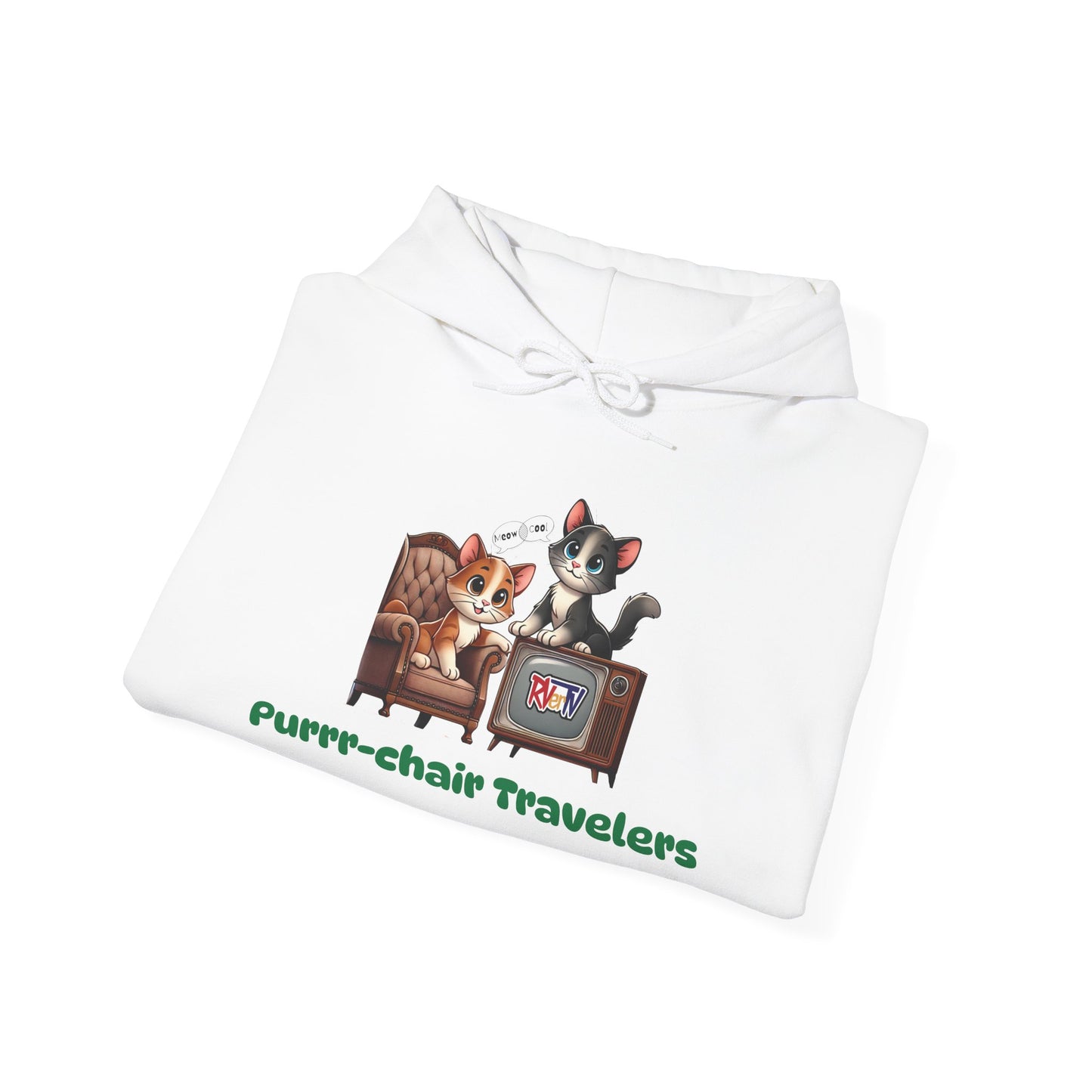 Purrr-chair Travelers - Hooded Sweatshirt