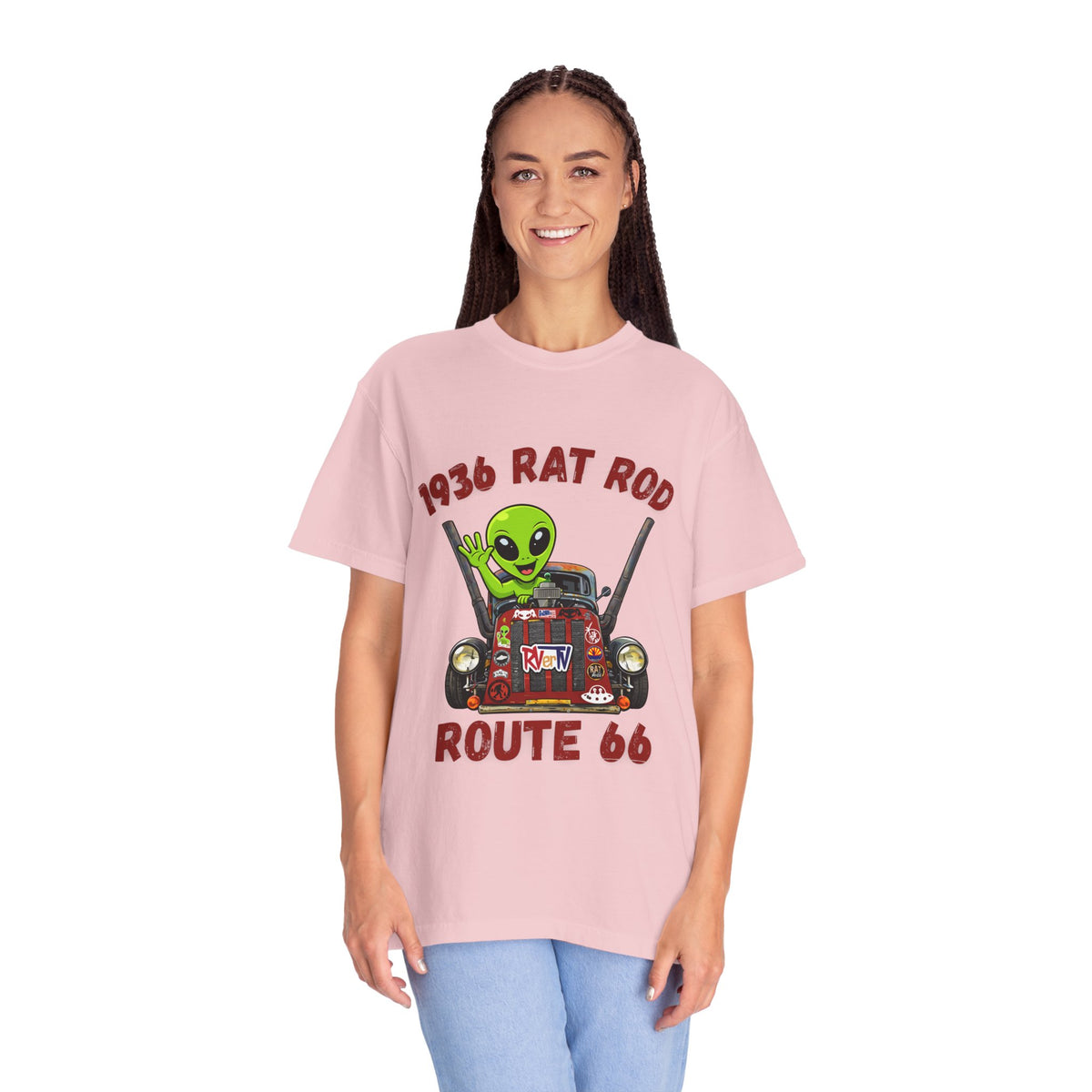 1936 Rat-Rod Route 66 - T-Shirt
