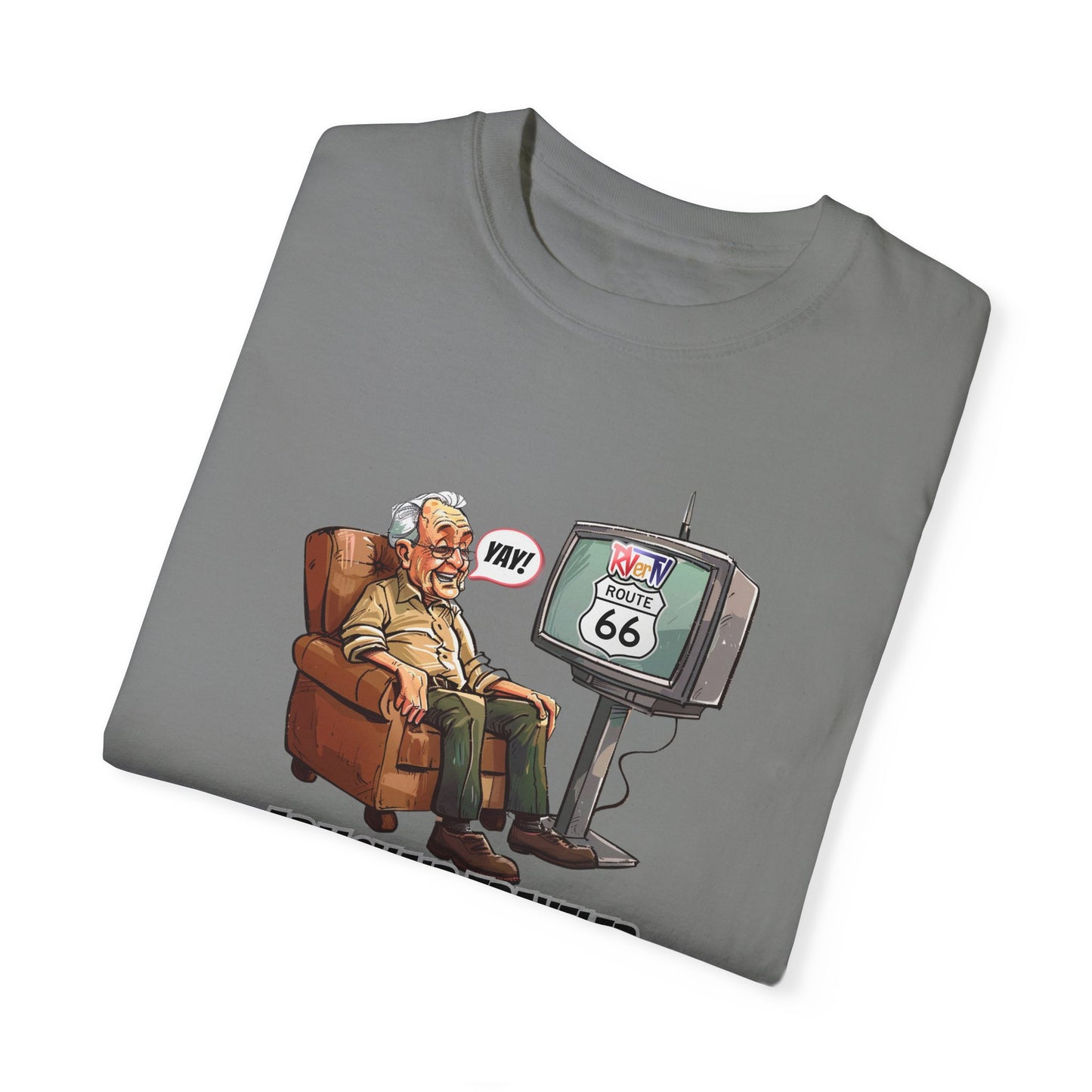 Armchair Traveler Grandpa - T-shirt