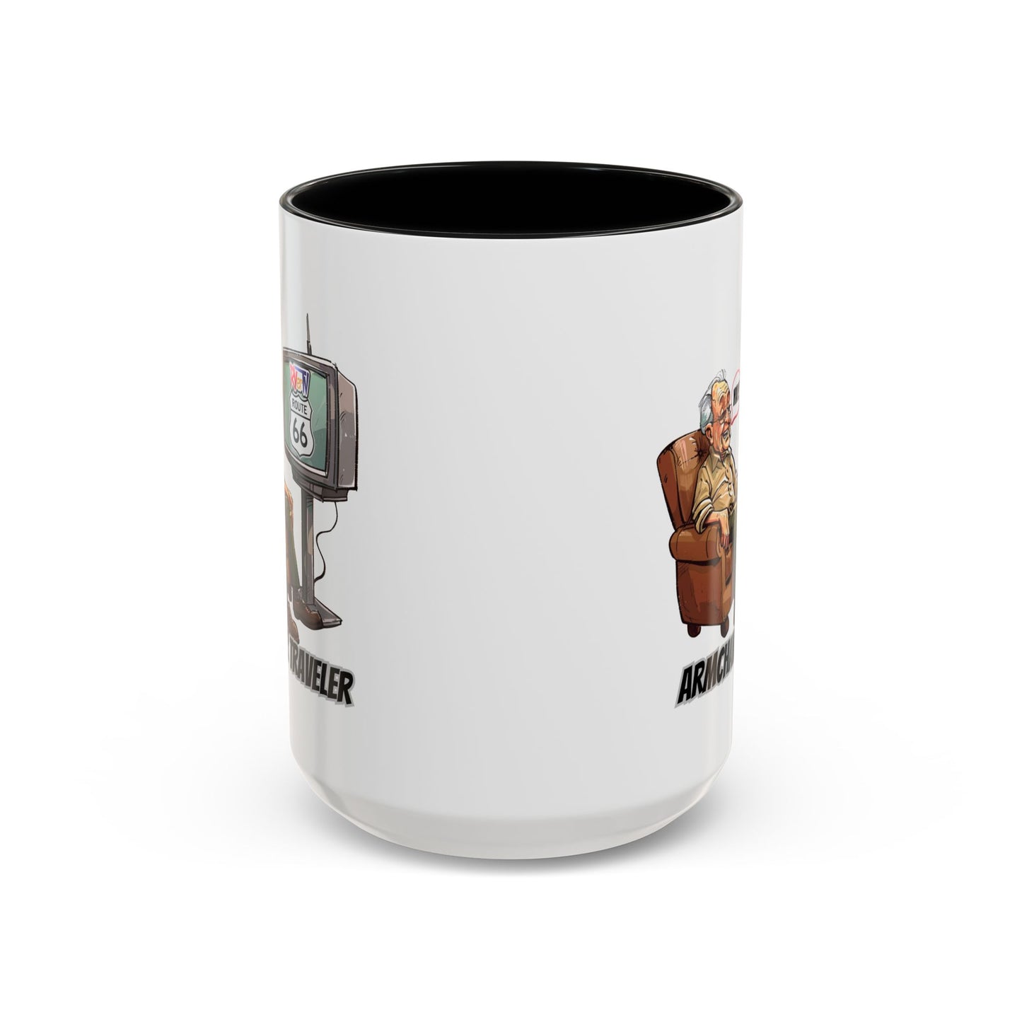 Armchair Traveler Grandpa - Coffee Mug