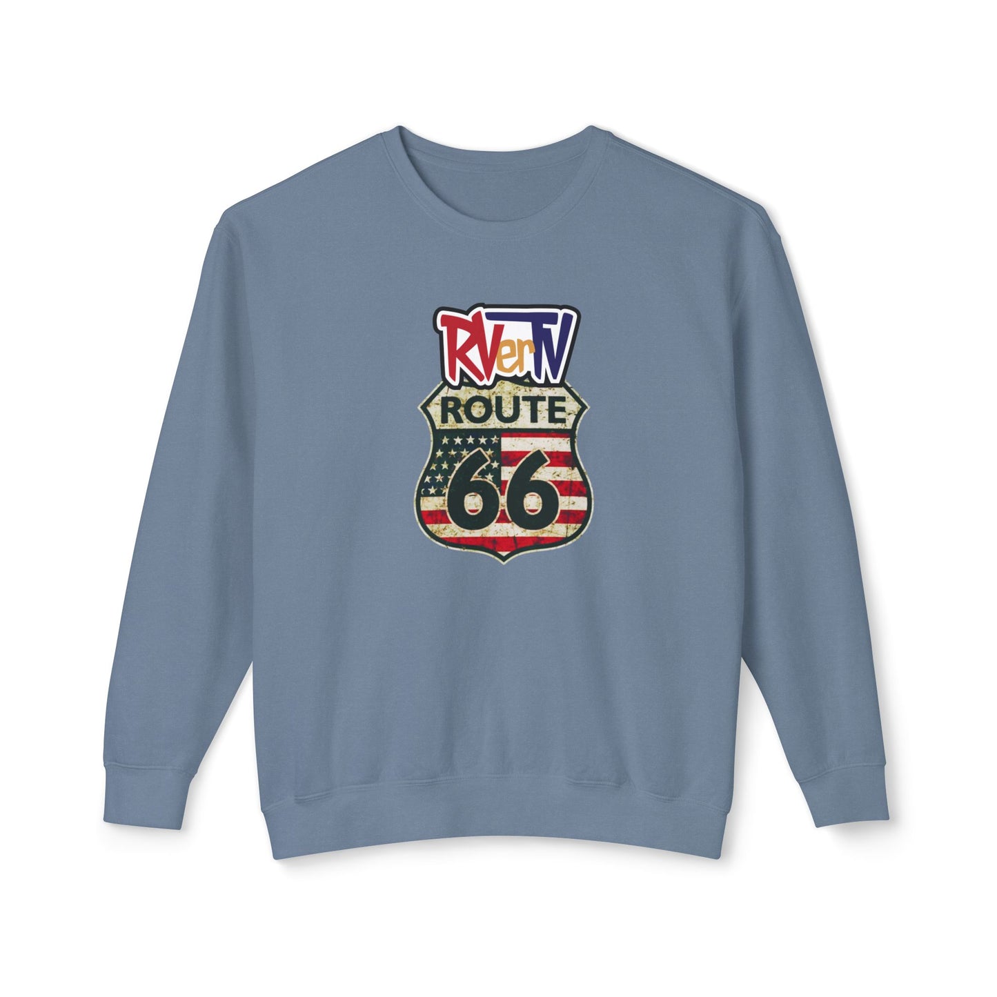 Route 66 Flag  - Sweatshirt