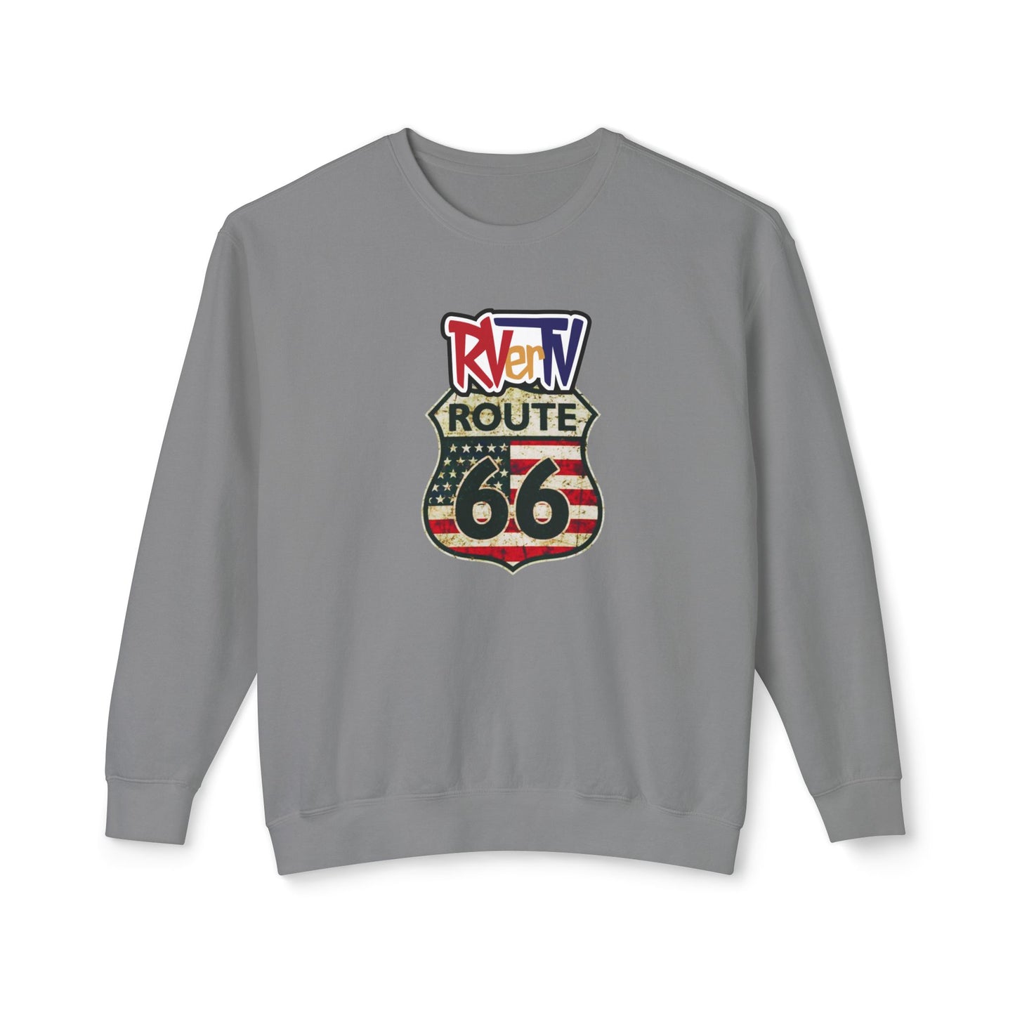 Route 66 Flag  - Sweatshirt