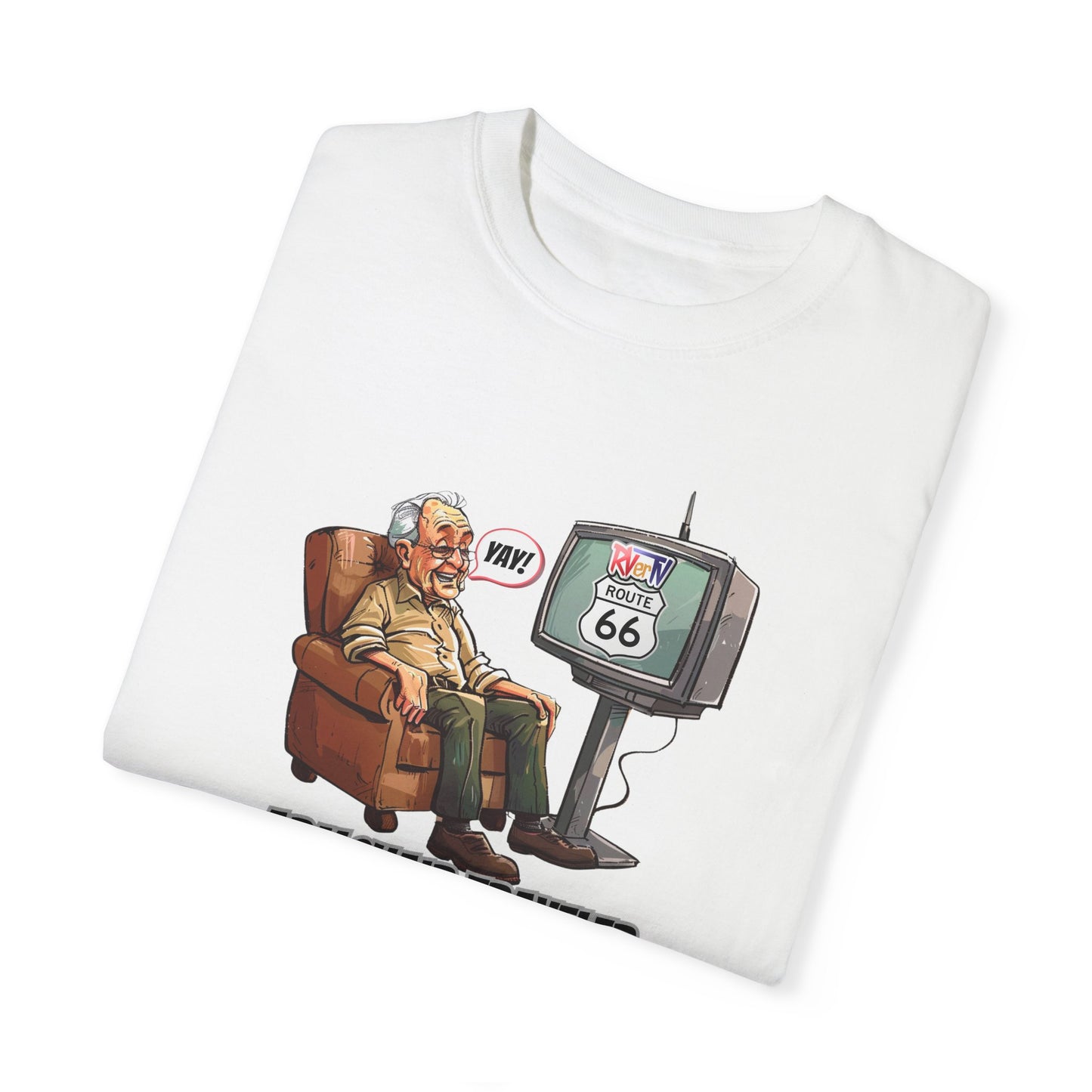 Armchair Traveler Grandpa - T-shirt