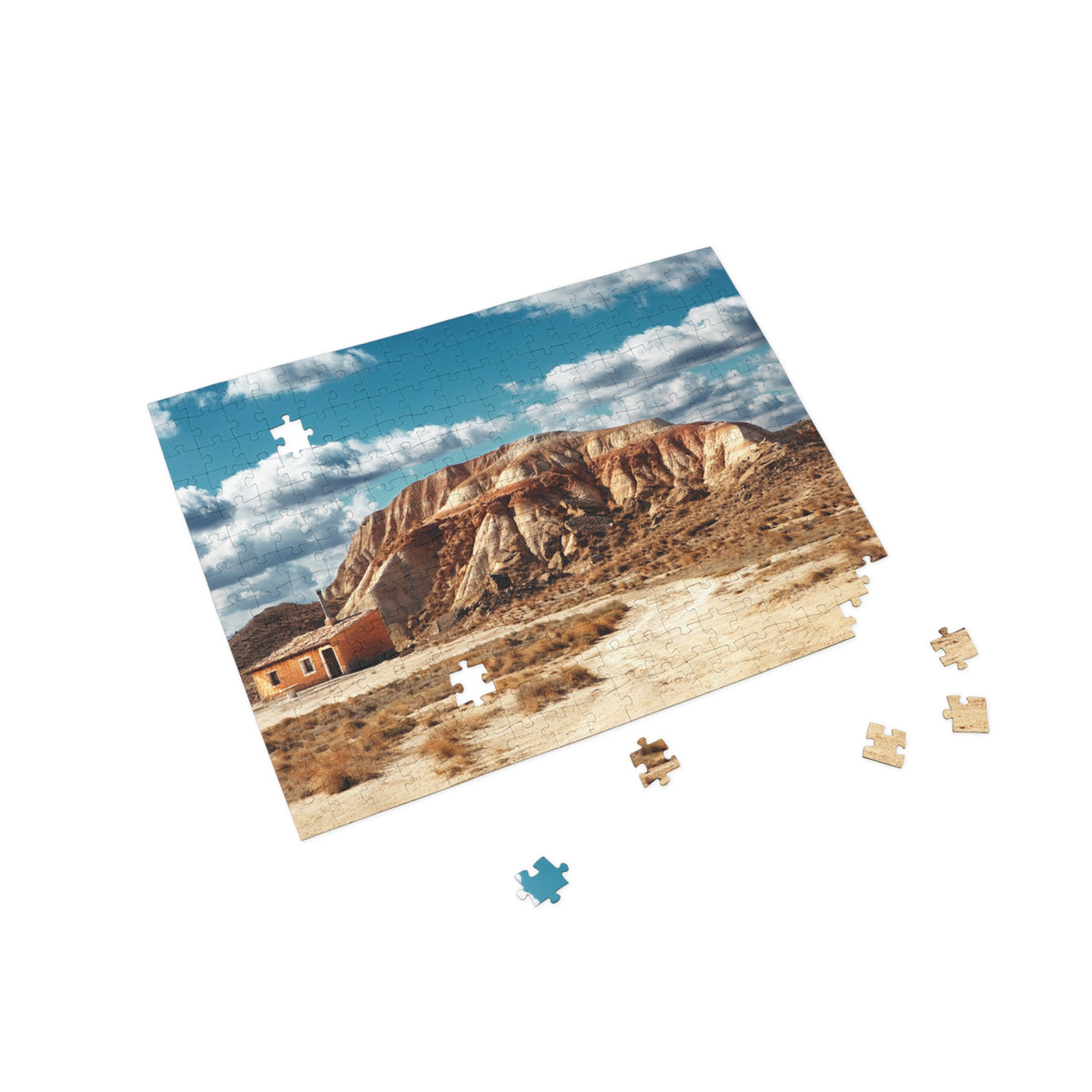Shack by the Mountain Puzzle (96, 252, 500, 1000-Piece)