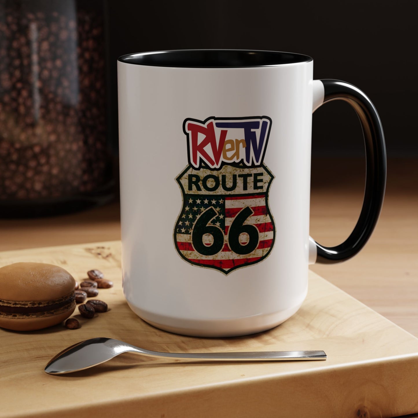 Route 66 Flag - Coffee Mug