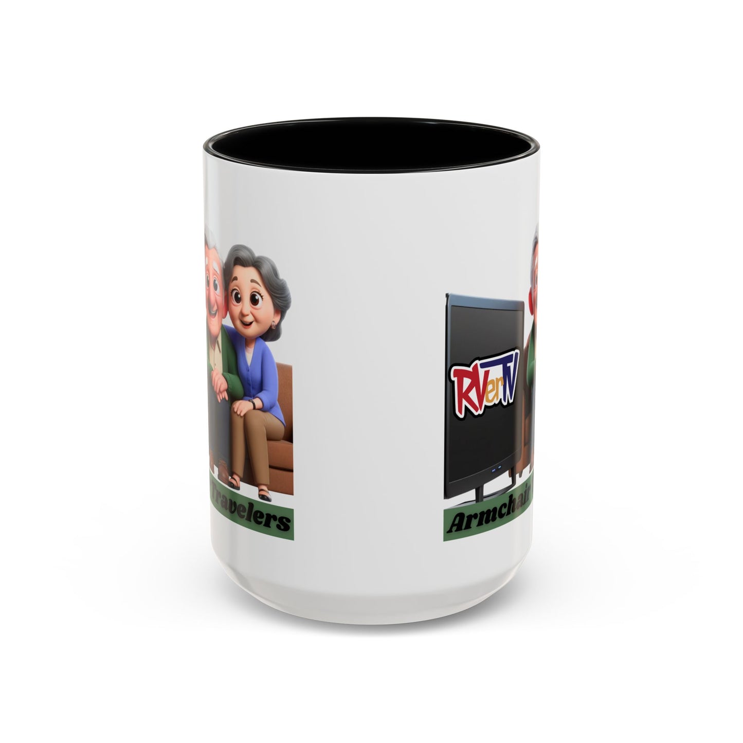 Armchair Traveler Couple - Coffee Mug