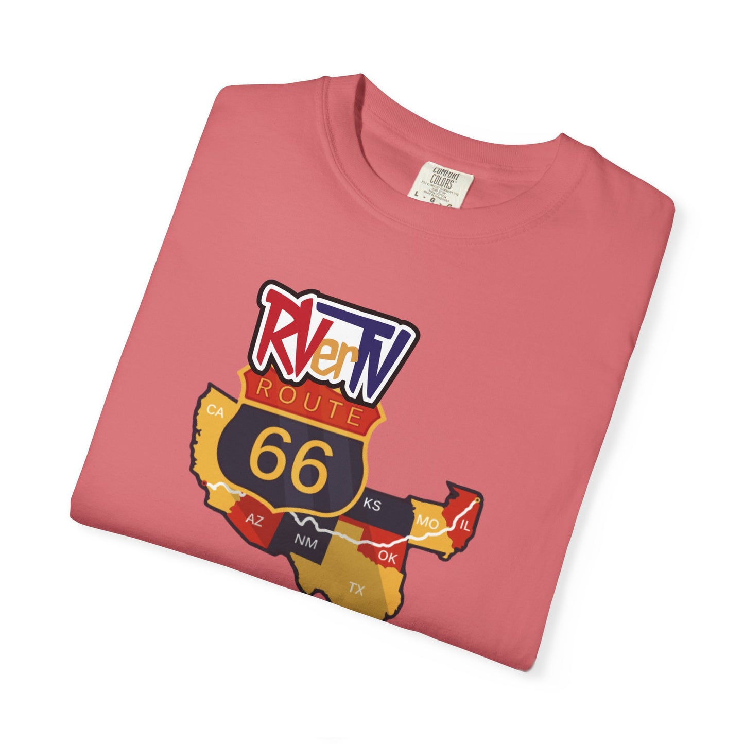 Route 66 Map -T-shirt