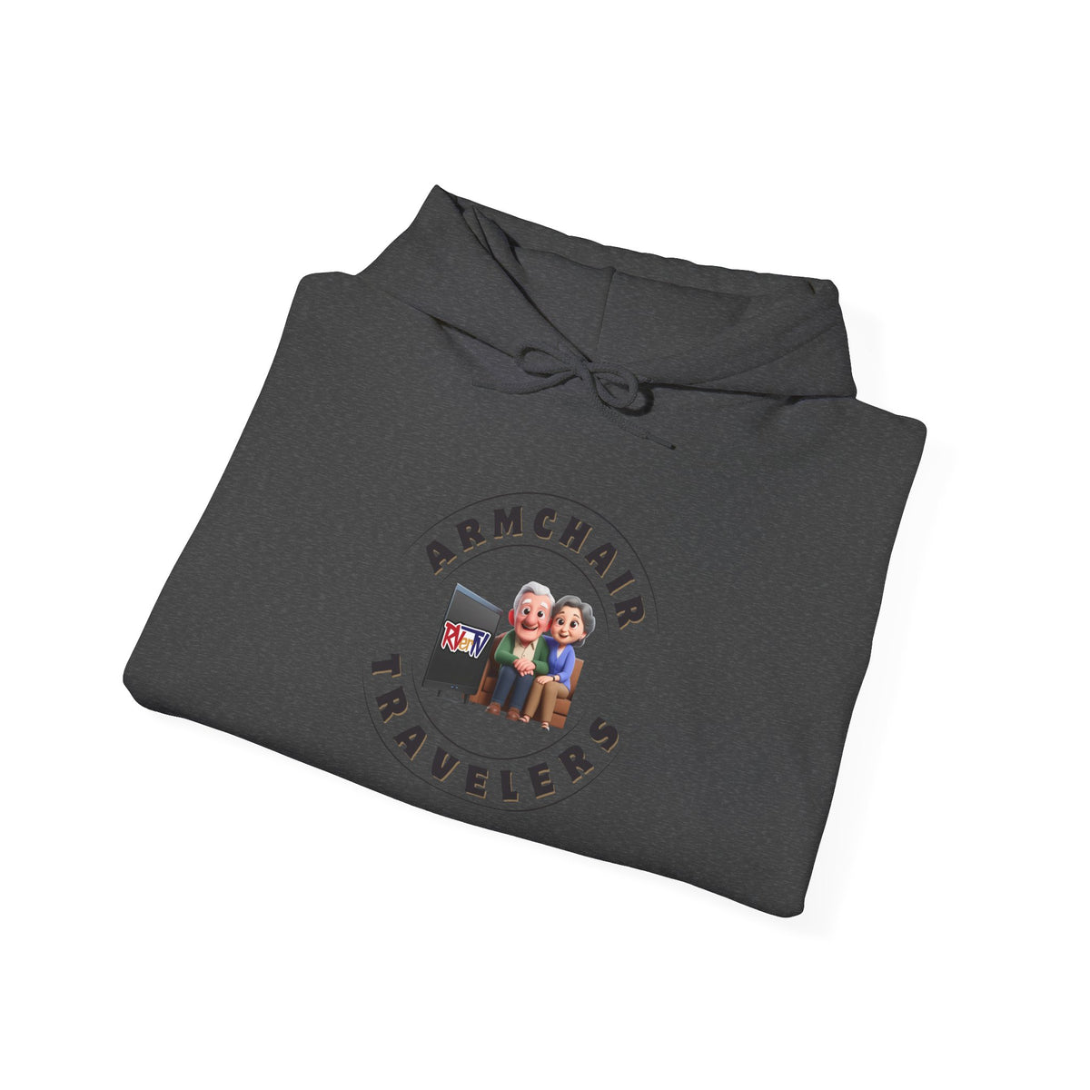 Armchair Travelers Couple - Sweatshirt Hoodie (new design)