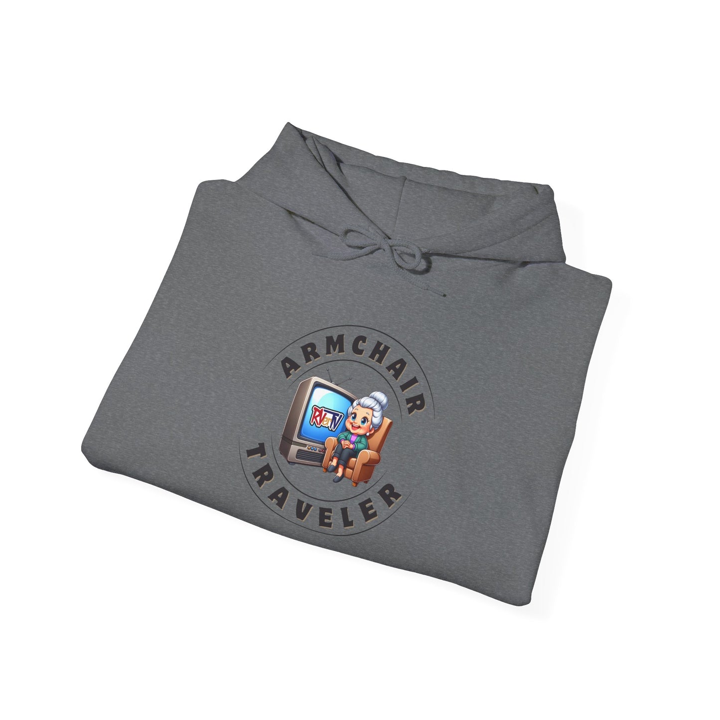 Armchair Traveler Grannie - Hoodie Sweatshirt (new design)