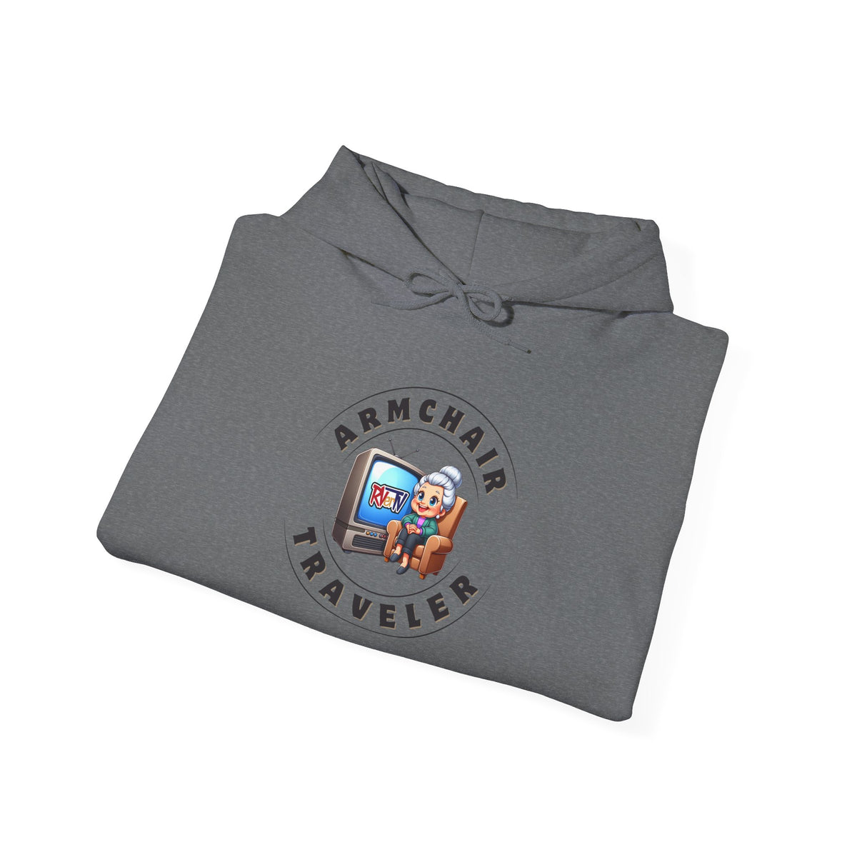 Armchair Traveler Grannie - Hoodie Sweatshirt (new design)