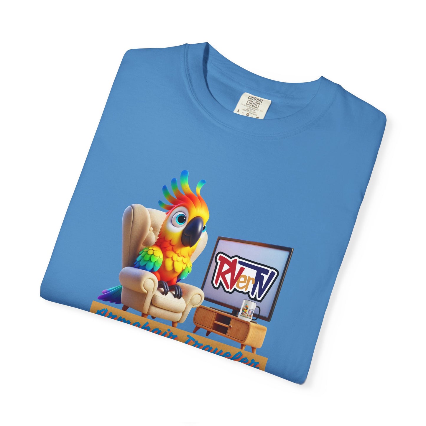 Armchair Traveler Bird - T-shirt (original design)