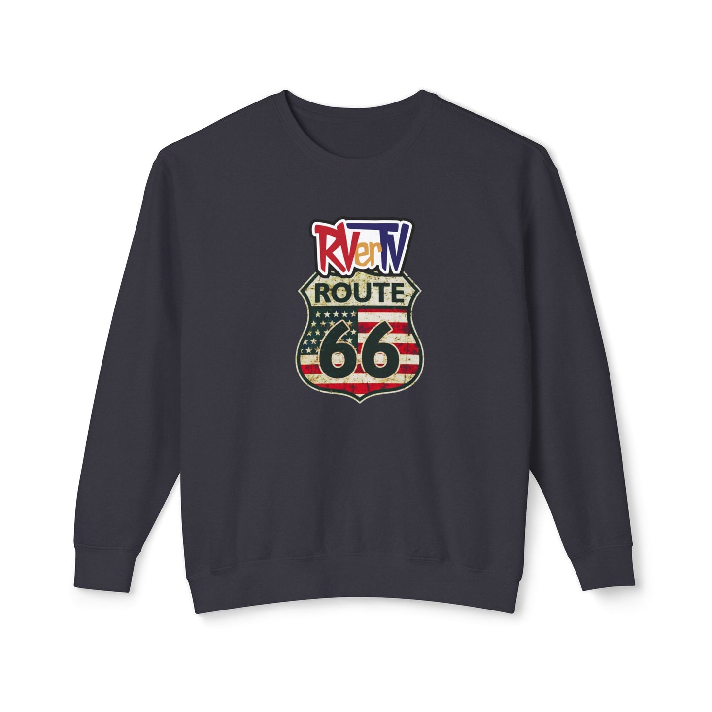 Route 66 Flag  - Sweatshirt