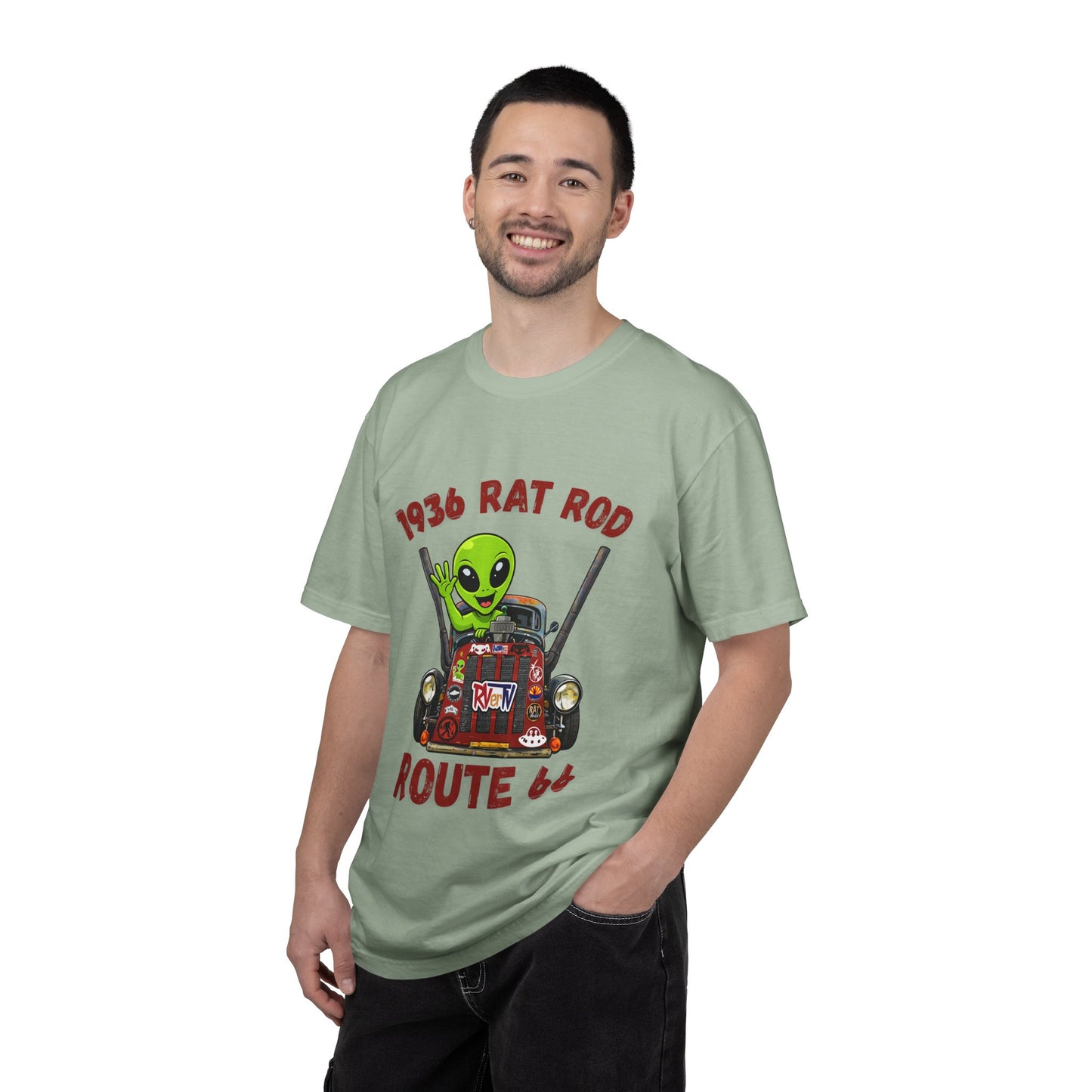 1936 Rat-Rod Route 66 - T-Shirt