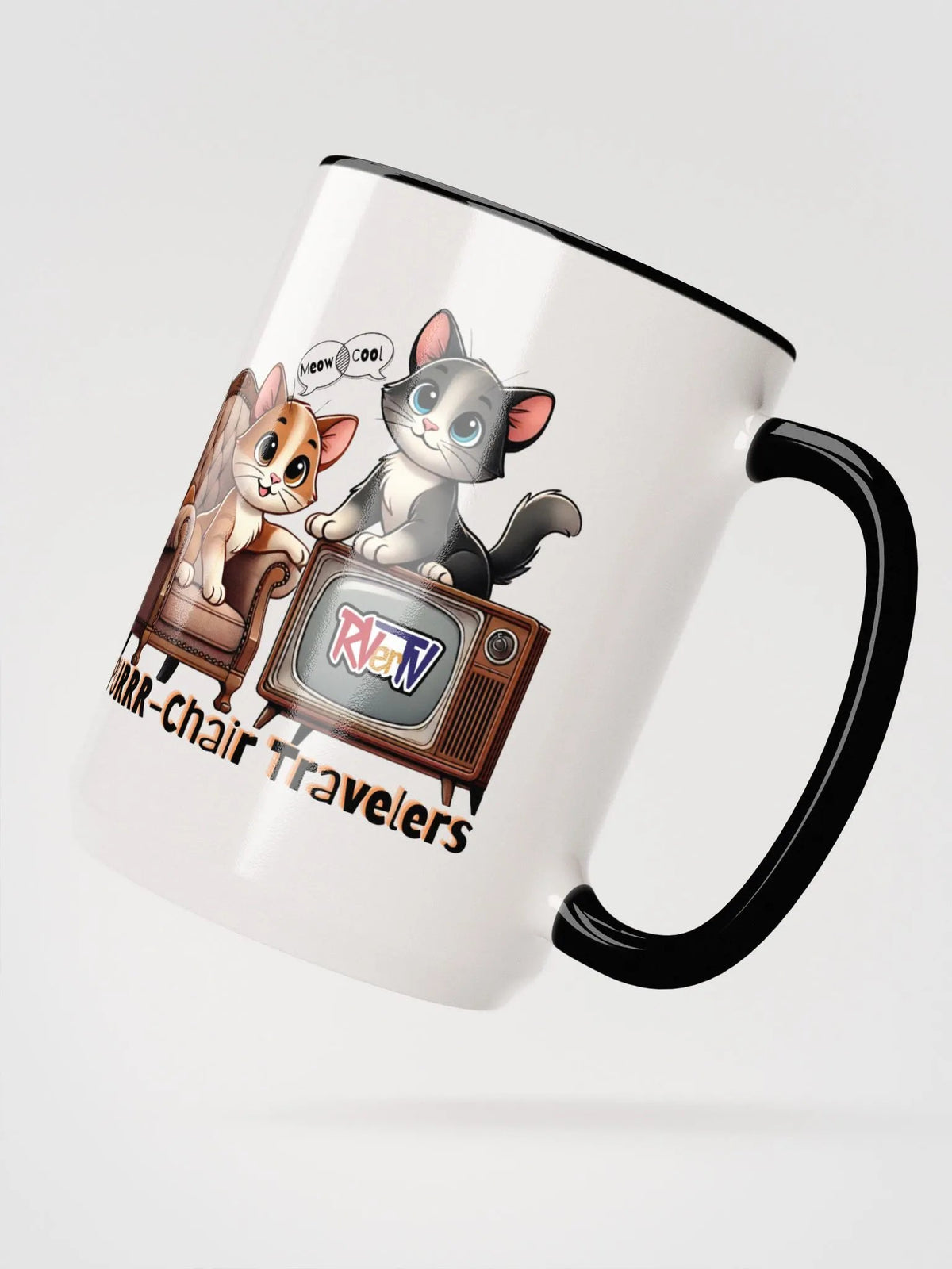 Purrr-Chair Travelers - Coffee Mug