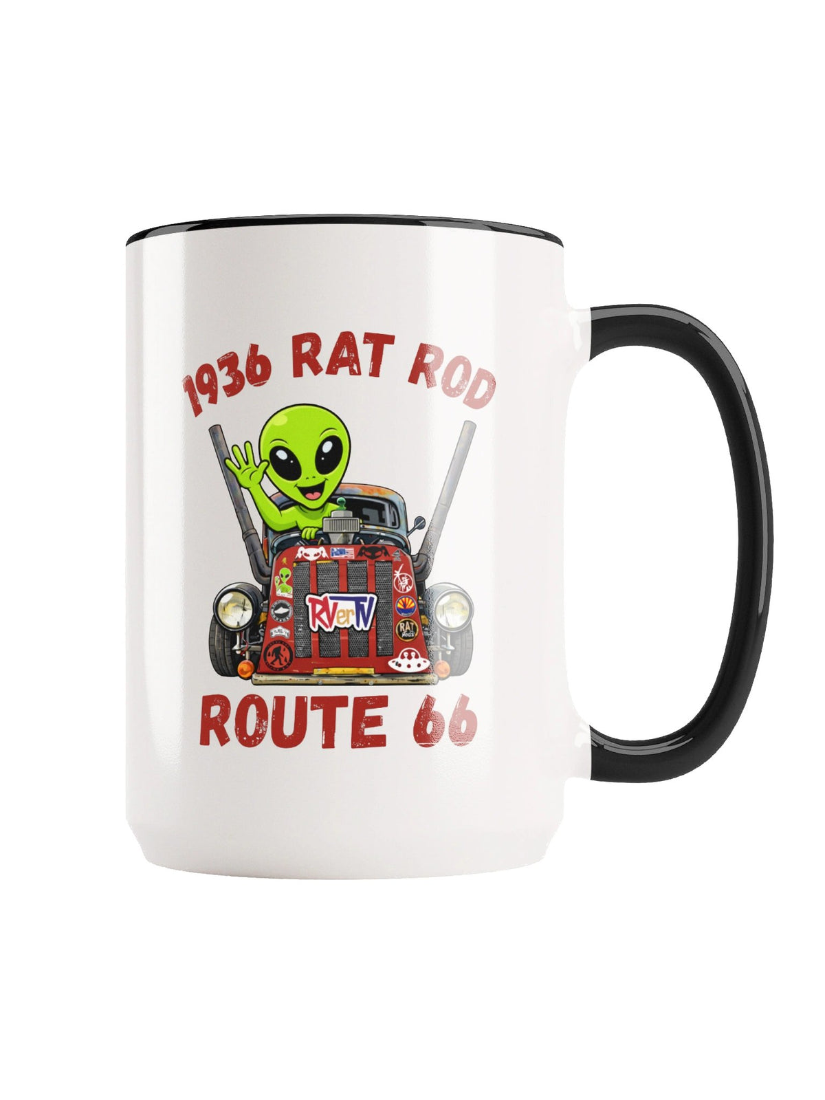 1936 Rat Rod Route 66 - Coffee Mug