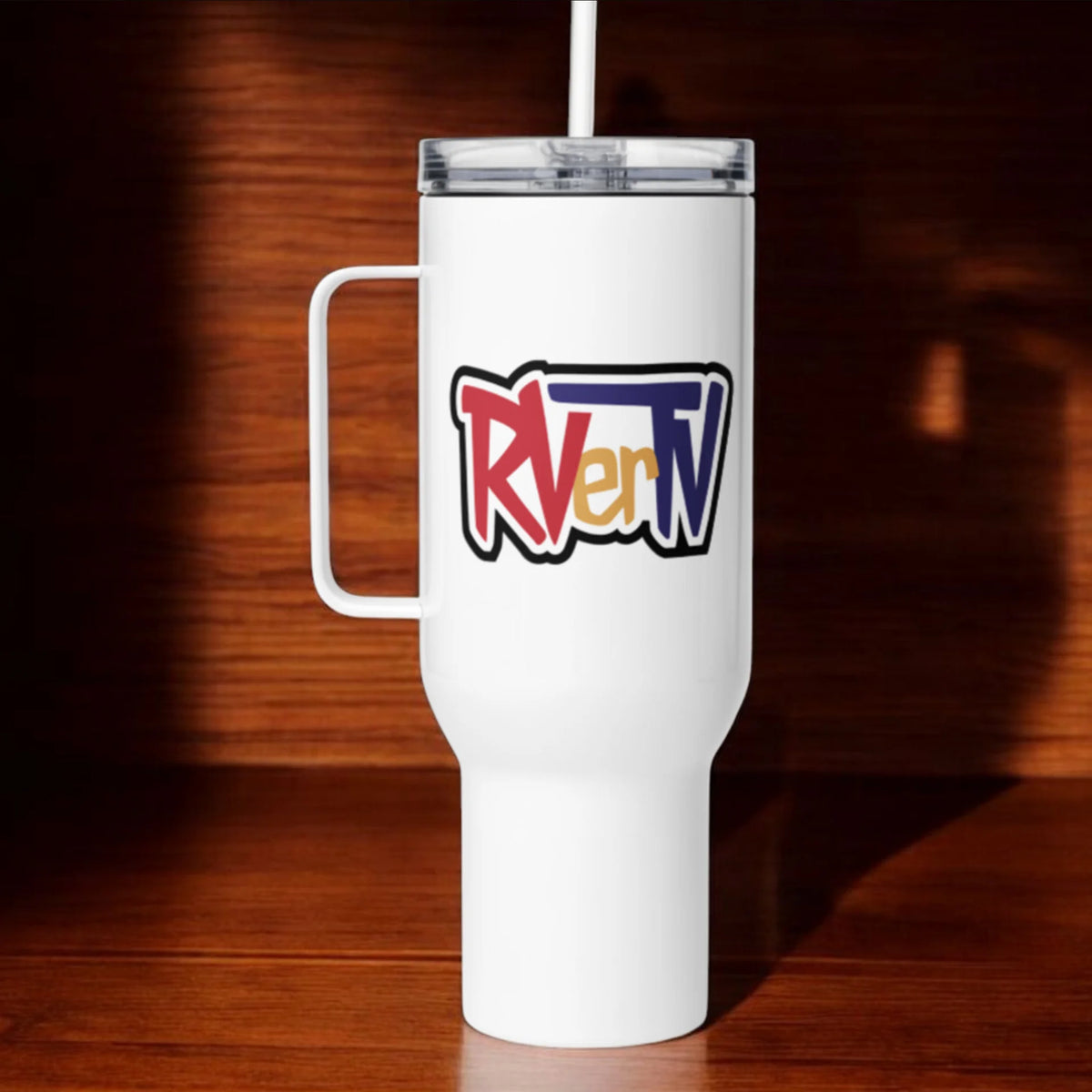 RVerTV - Travel Mug with Handle