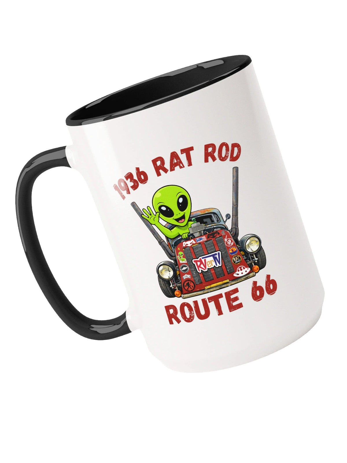 1936 Rat Rod Route 66 - Coffee Mug