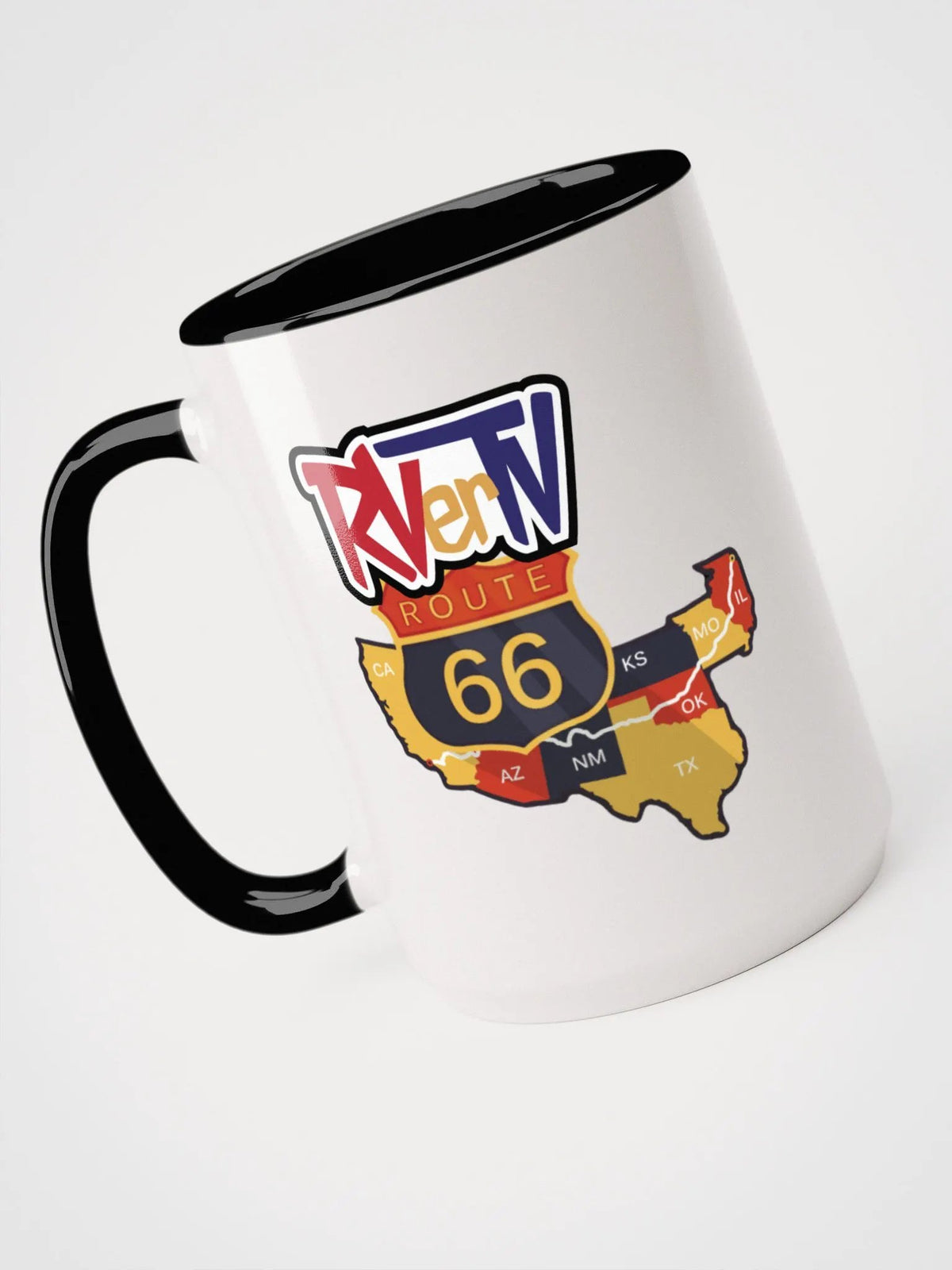 Route 66 Map - Coffee Mug