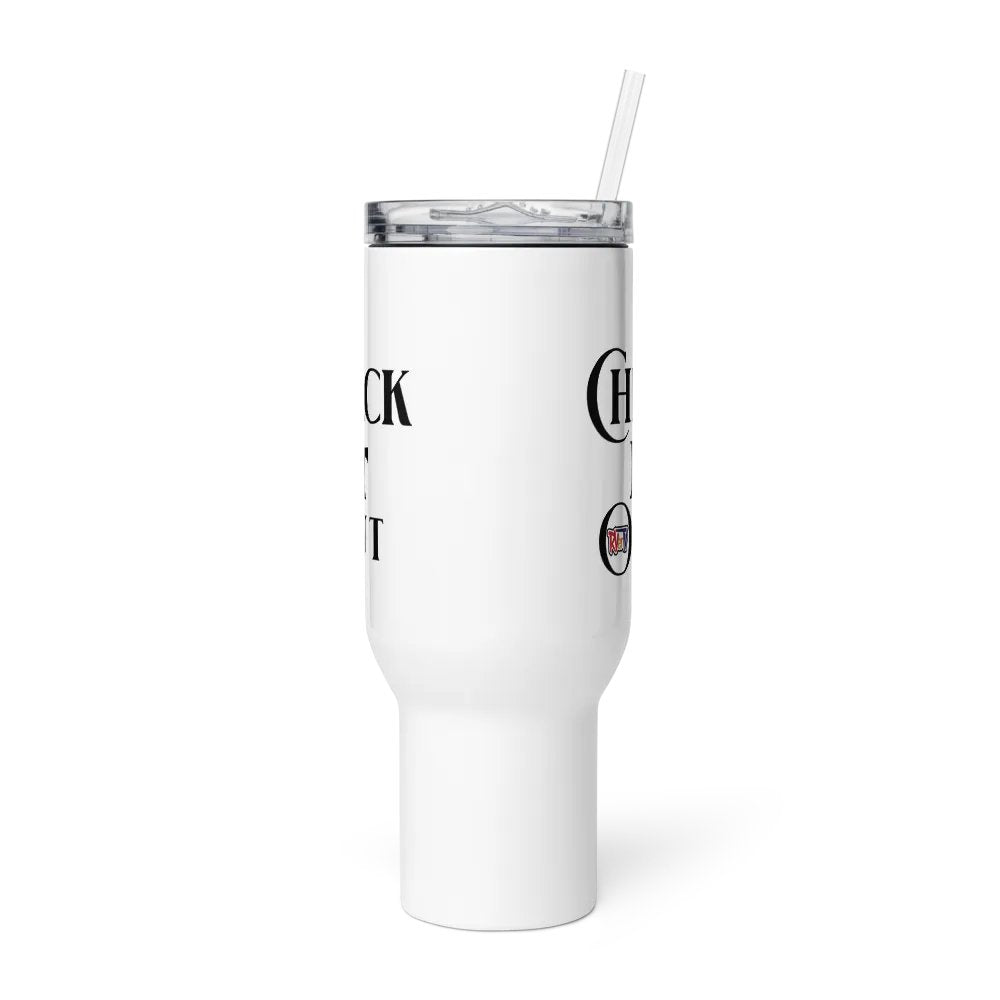 Check It Out - Travel Mug with Handle