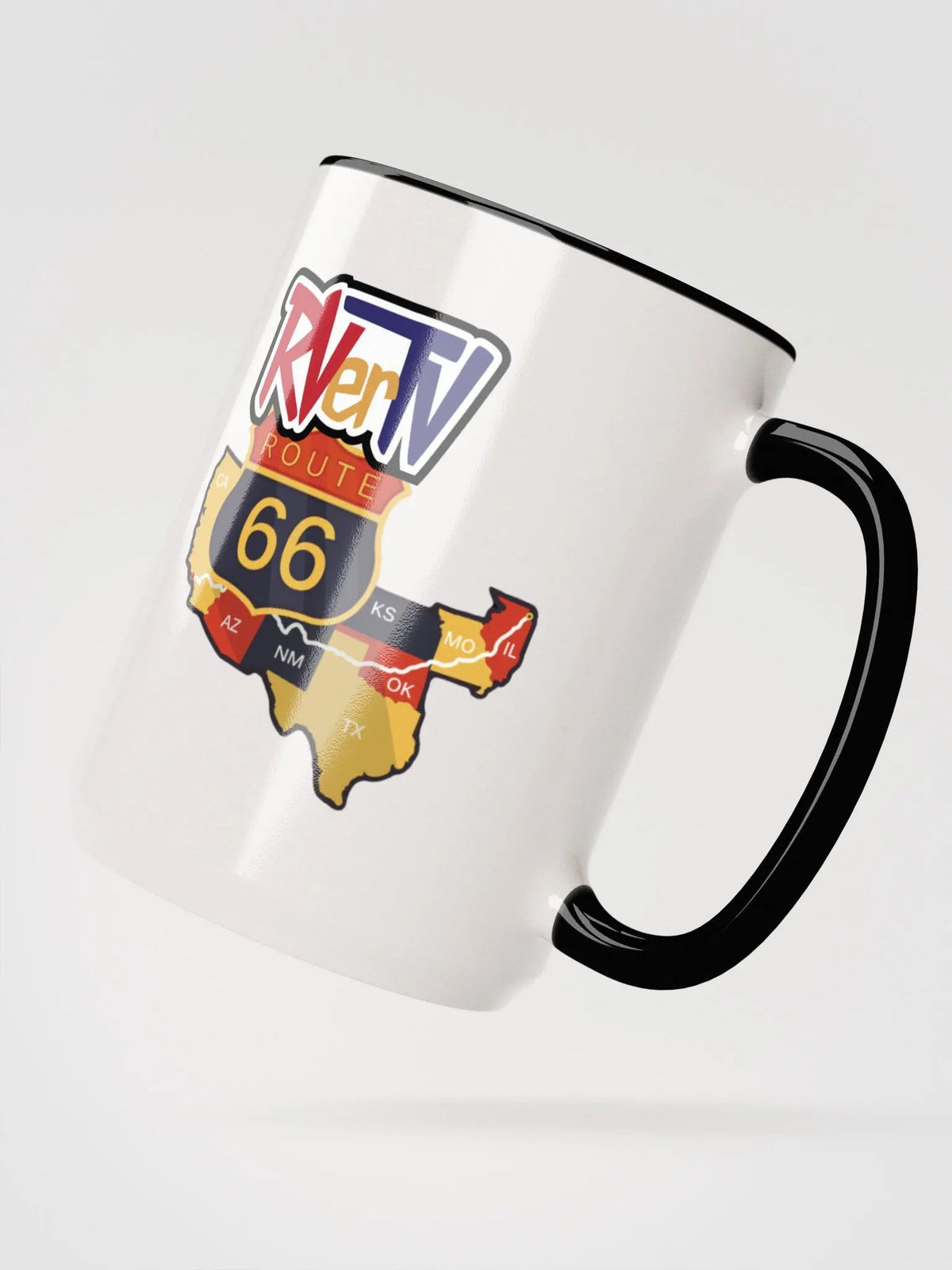 Route 66 Map - Coffee Mug