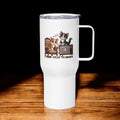 Purrr-Chair Travelers - Travel Mug with Handle