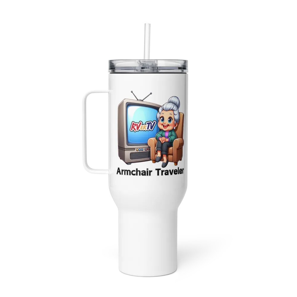 Armchair Traveler Grannie - Travel Mug with Handle