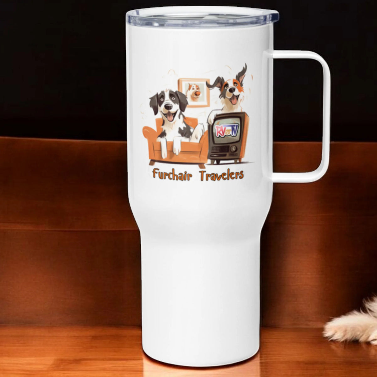 Furchair Travelers - Travel Mug with Handle