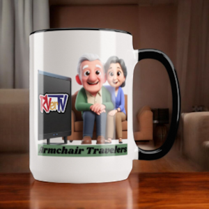 Armchair Traveler Couple - Coffee Mug