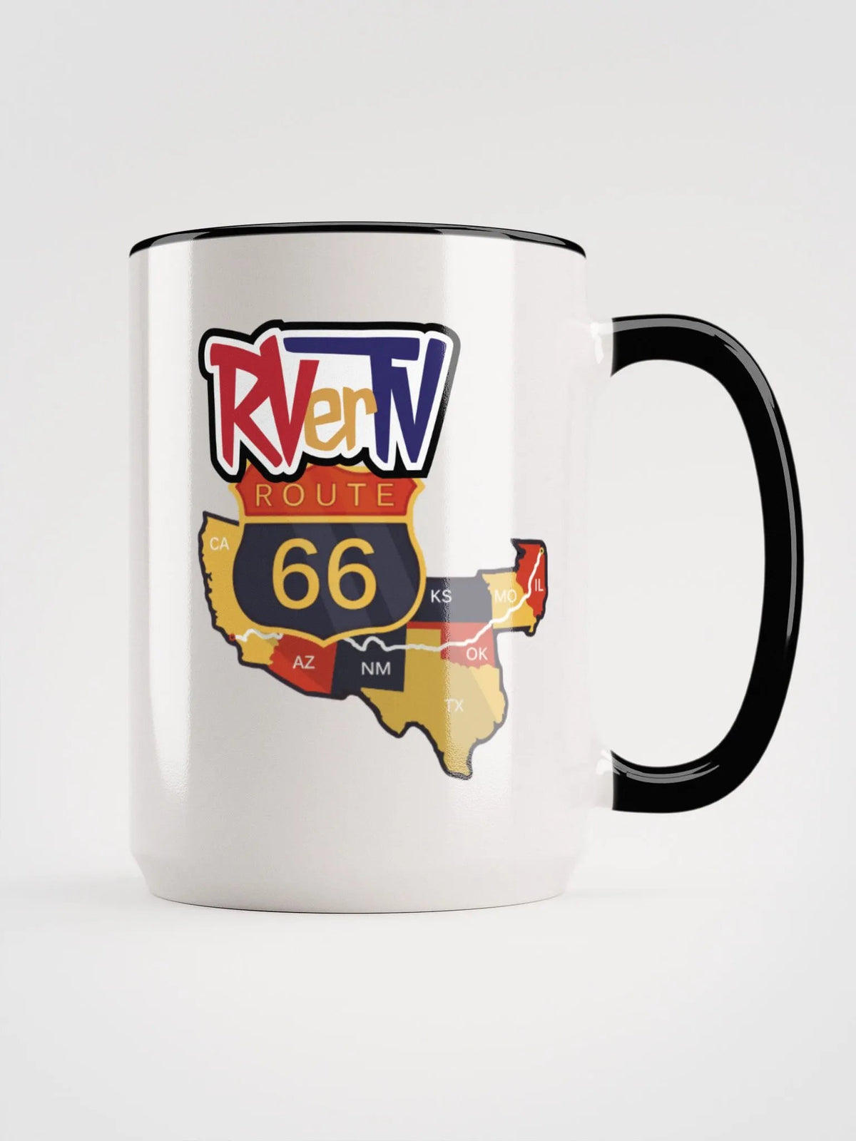 Route 66 Map - Coffee Mug