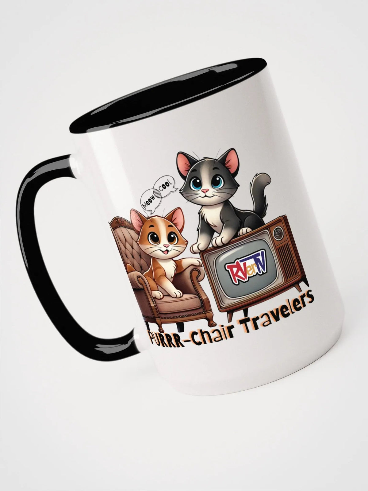 Purrr-Chair Travelers - Coffee Mug