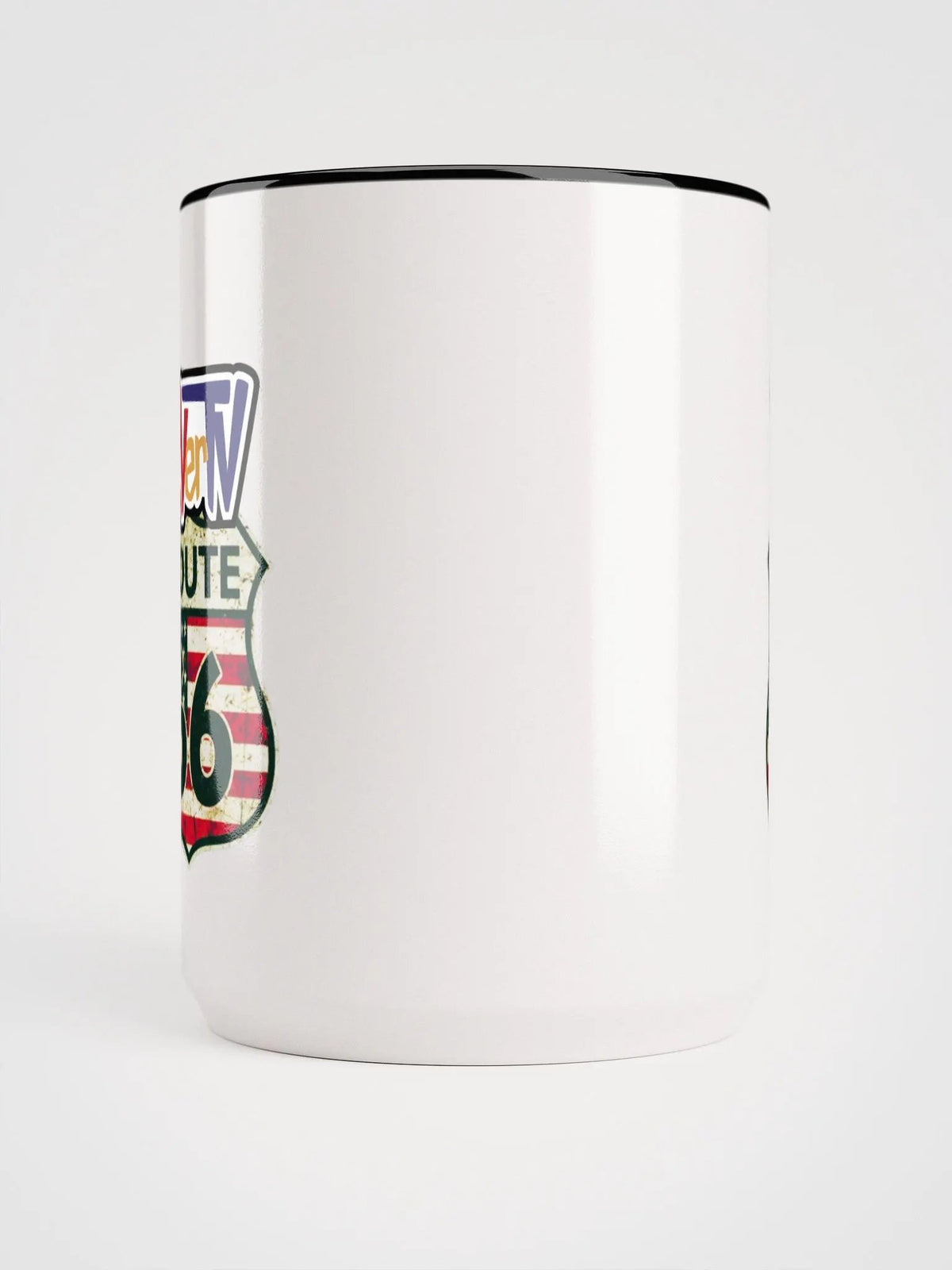 Route 66 Flag Emblem - Coffee Mug