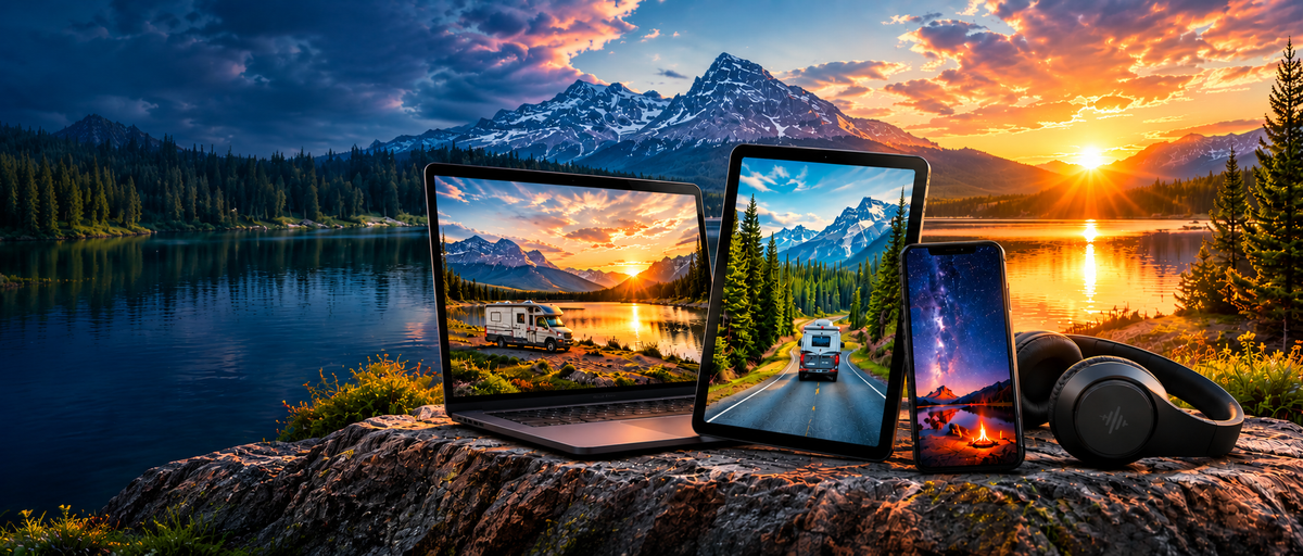 A scenic journey through the open road