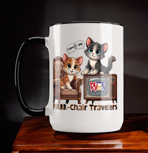 Purrr-chair Travelers - Coffee Mug