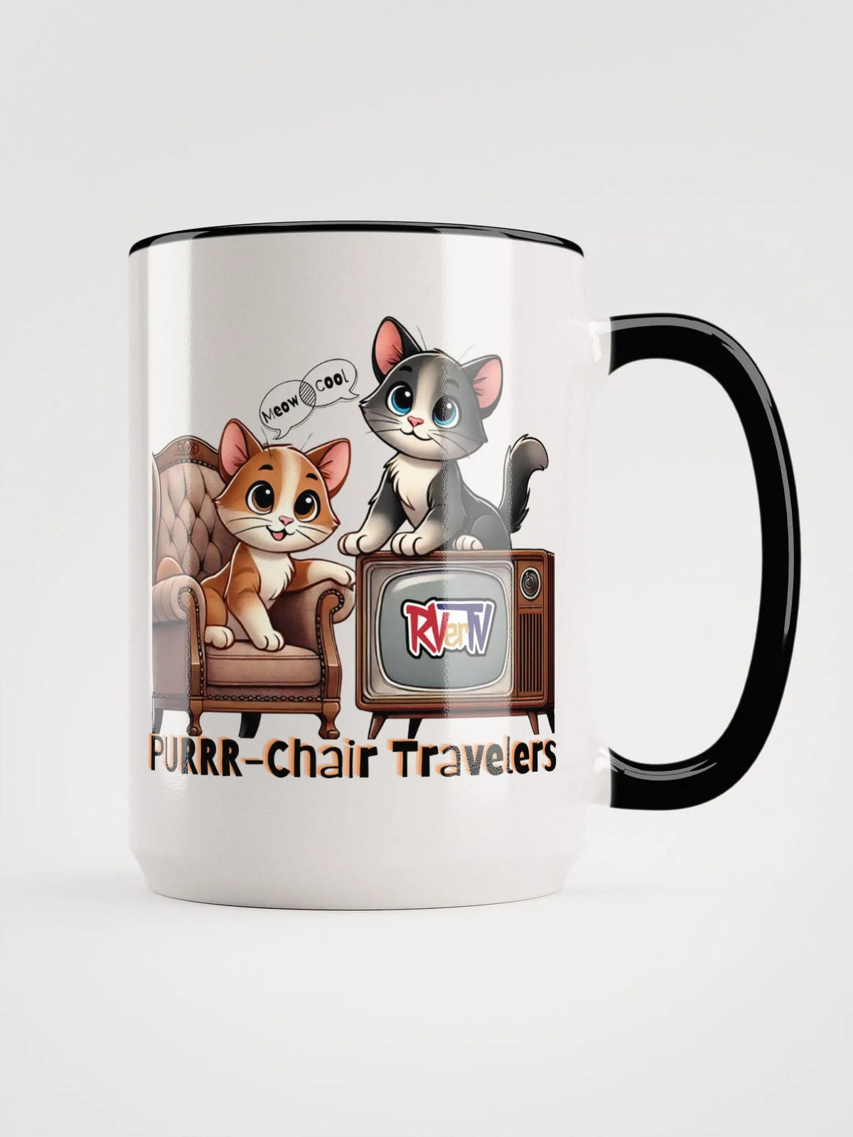 Purrr-Chair Travelers - Coffee Mug