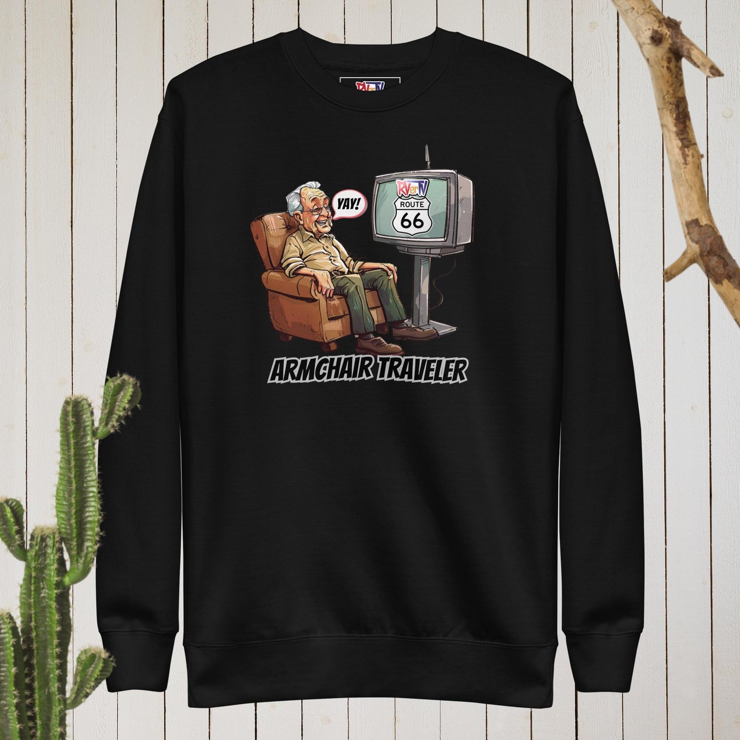 Armchair Traveler Grandpa - Sweatshirt