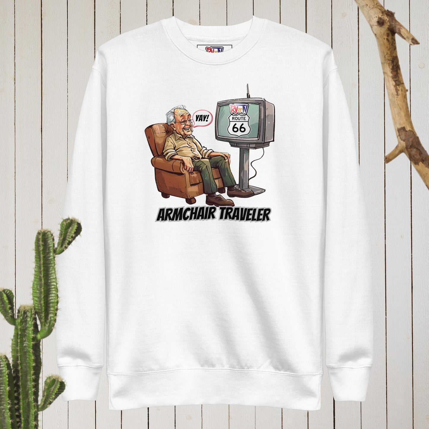 Armchair Traveler Grandpa - Sweatshirt