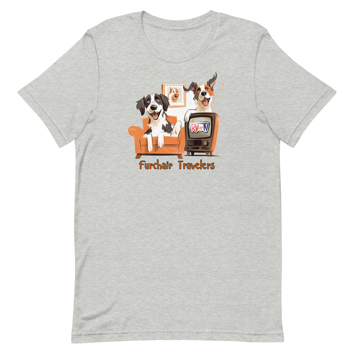 Fur-chair Travelers -T-shirt (original design)