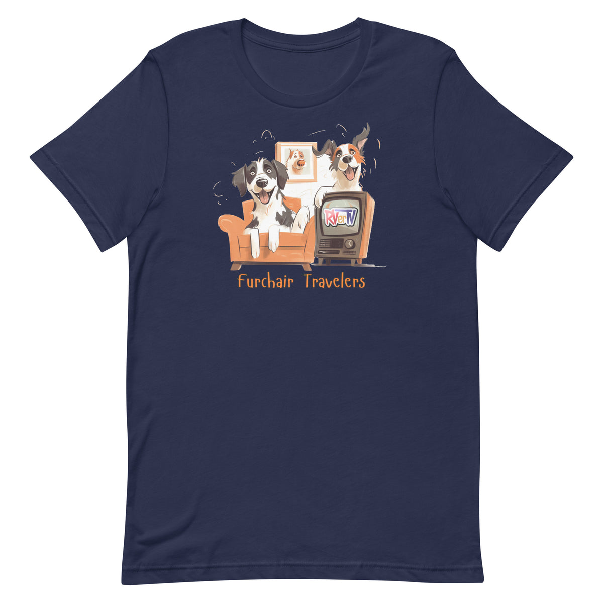 Fur-chair Travelers -T-shirt (original design)