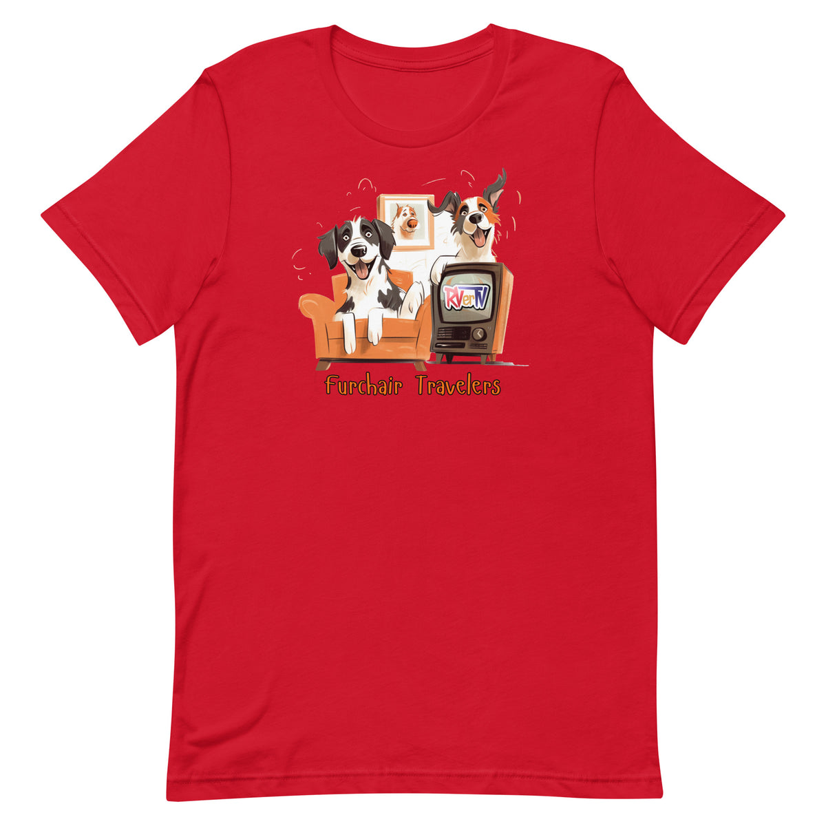 Fur-chair Travelers -T-shirt (original design)