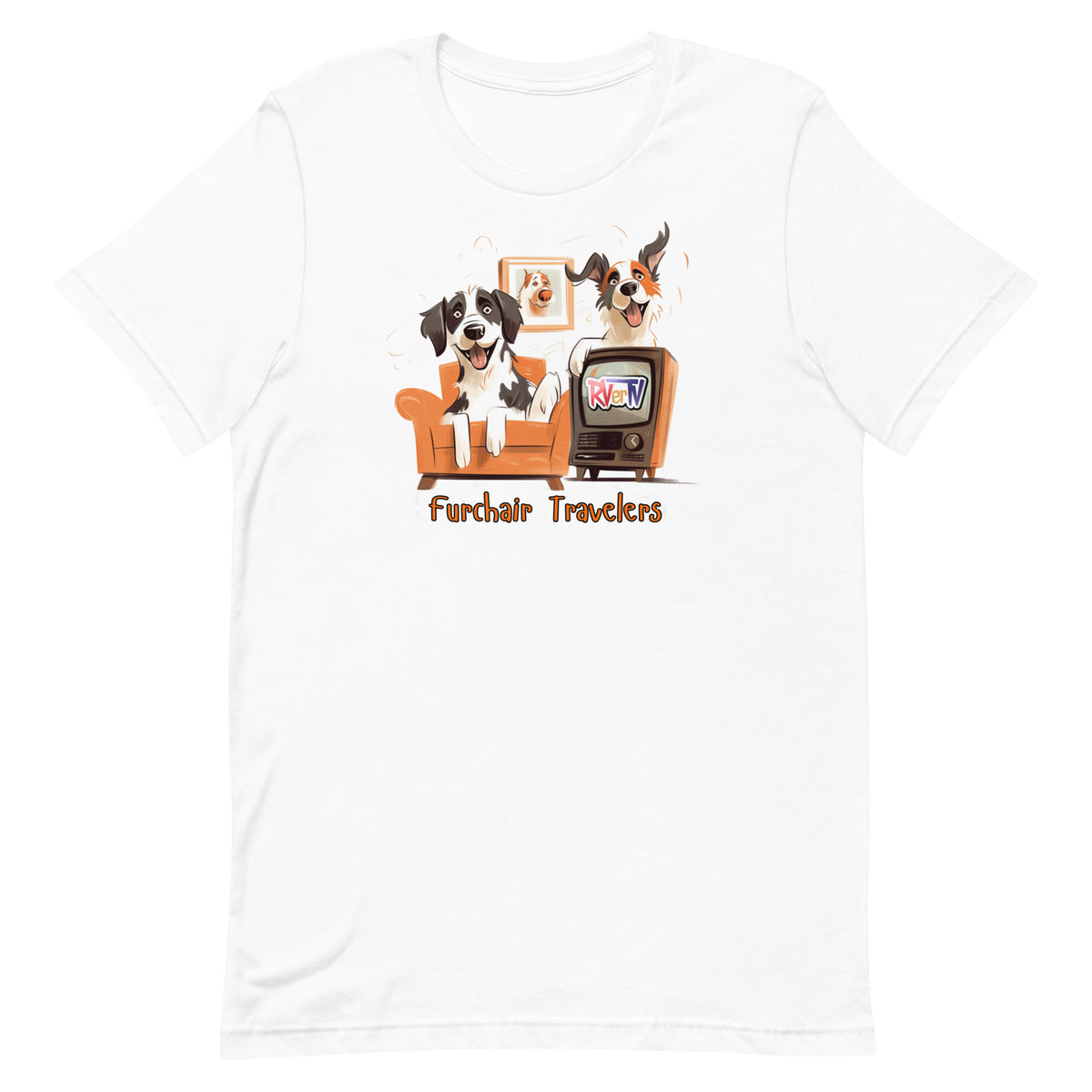 Fur-chair Travelers -T-shirt (original design)